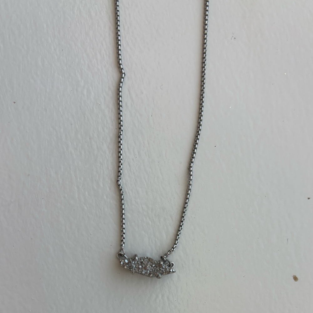 Silver/ Pewter Stone Kendra Scott Necklace